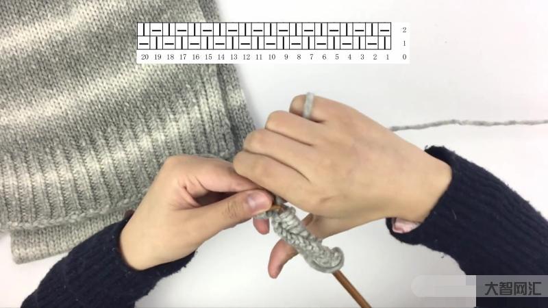 圍巾教程視頻慢教程