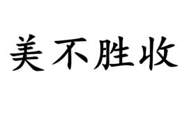 美不勝收的意思