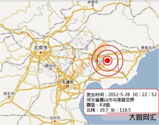 4、唐山大地震是多少級？