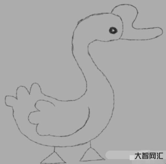 鵝的簡(jiǎn)筆畫(huà)怎么畫(huà)