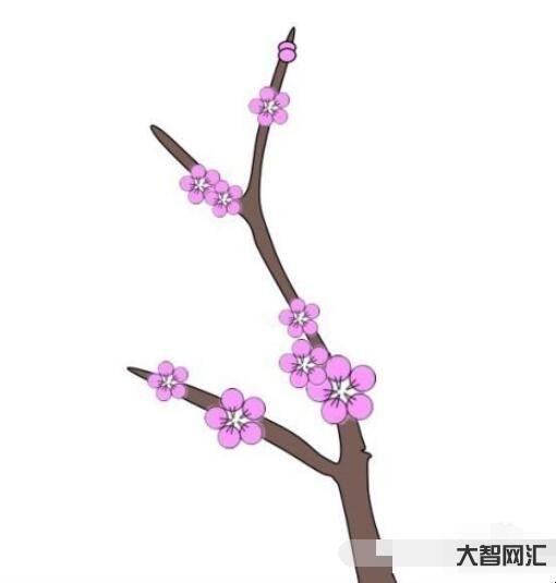 桃花簡筆畫怎么畫