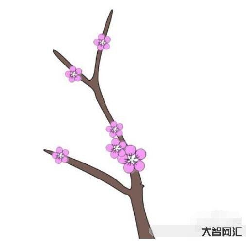 桃花簡筆畫怎么畫