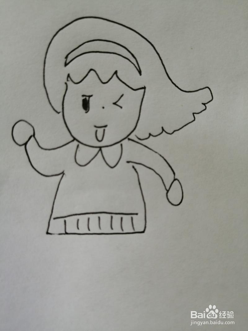 有人畫了衣服怎么夸她漂亮-兒童畫教程 | 創意線描畫春姑娘來了 有人畫了衣服怎么夸她漂亮-兒童畫教程 | 創意線描畫春姑娘來了